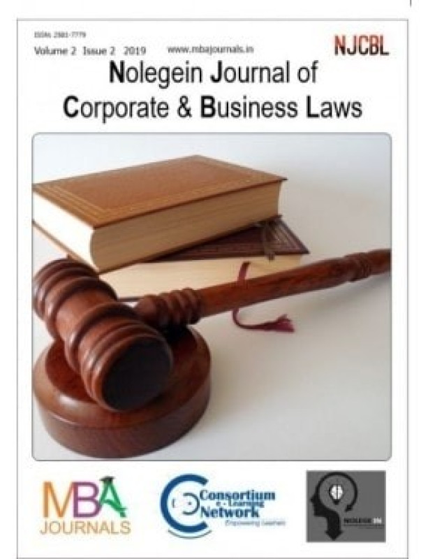 Journal of Corporate and Business Laws