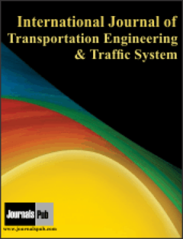 International Journal Of Transportation Engineering And Traffic System