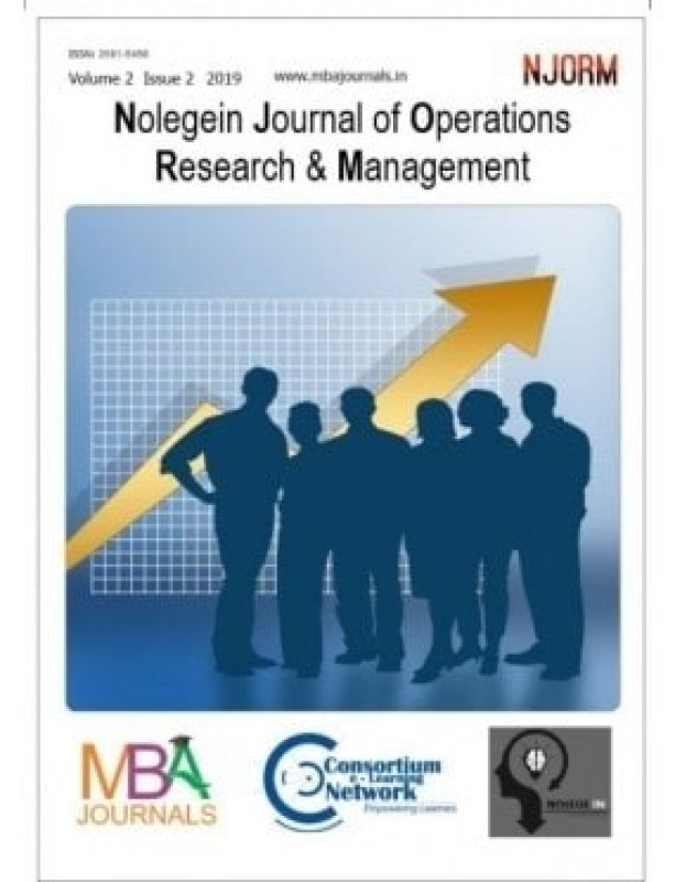 Journal of Operations Research and Management