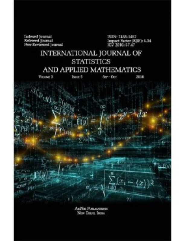 International Journal of Statistics and Applied Mathematics