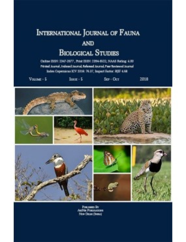 International Journal of Fauna and Biological Studies