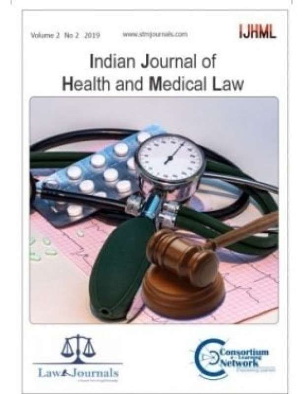 Indian Journal Of Health And Medical Law