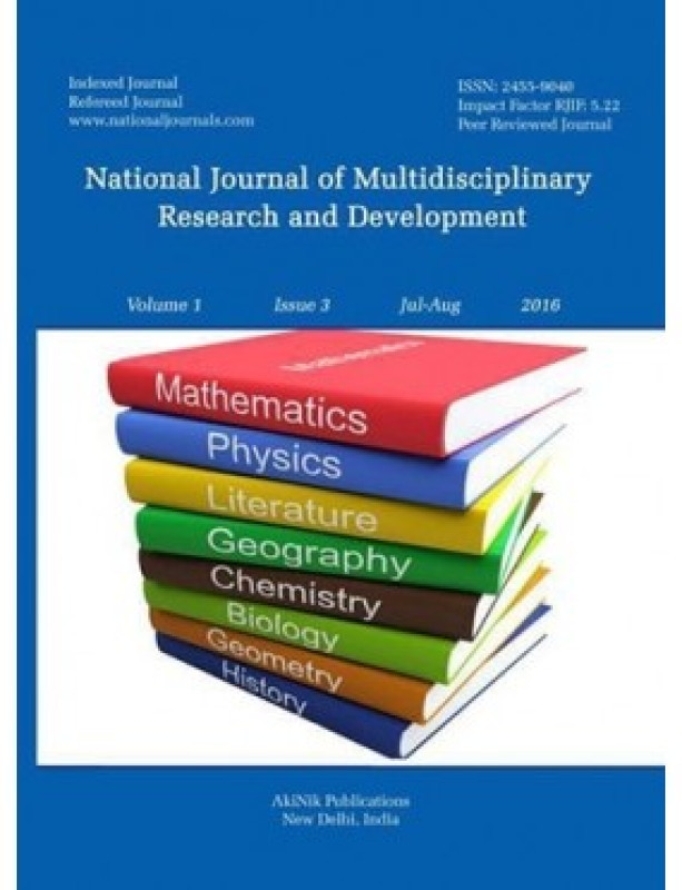 National Journal of Multidisciplinary Research and Development