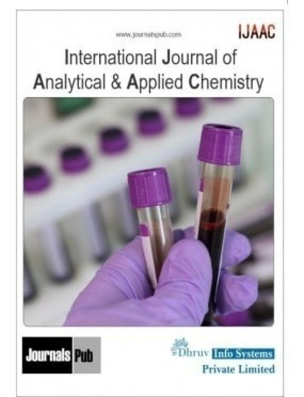 International Journal Of Analytical And Applied Chemistry