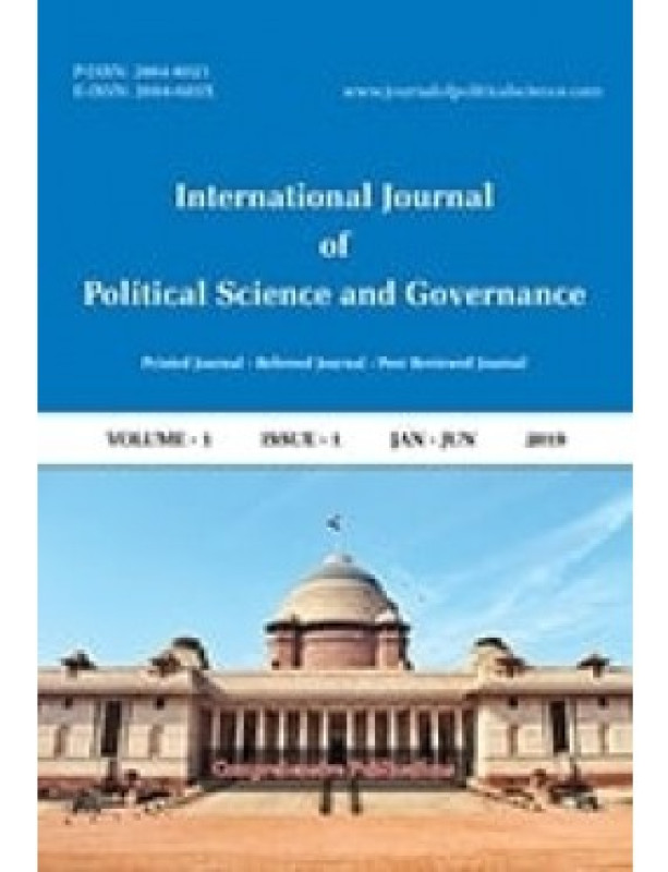 International Journal Of Political Science And Gov