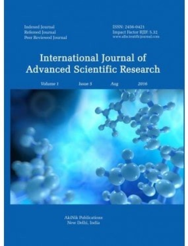 International Journal of Advanced Scientific Research