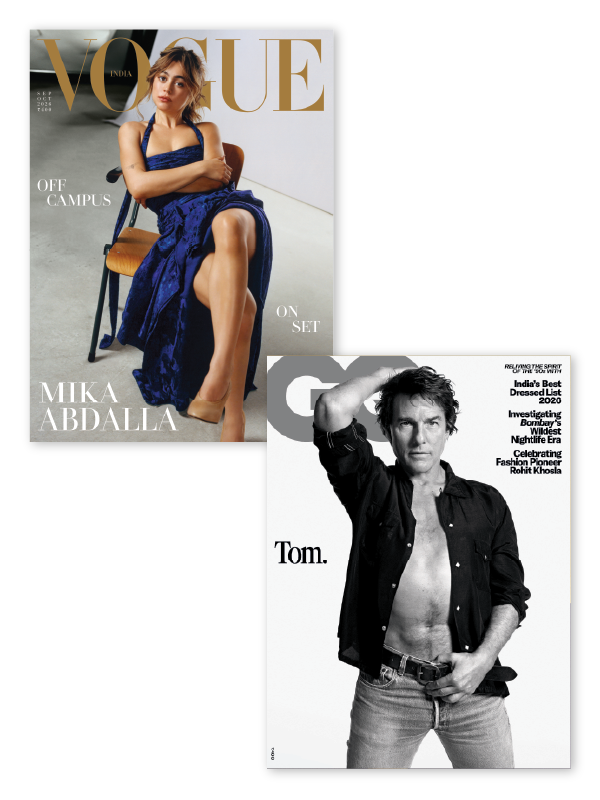 Vogue + GQ Magazines Combo