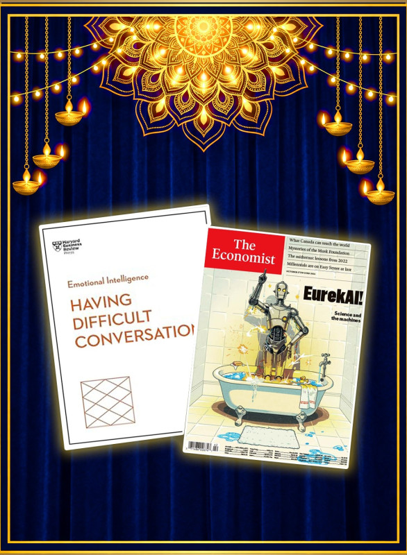 The Economist + Having Difficult Conversations (HBR Emotional Intelligence Series)