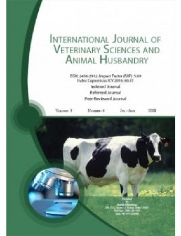 International Journal Of Veterinary Sciences And Animal Husbandry