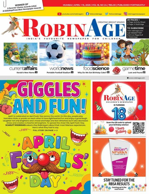RobinAge India's Favourite Newspaper for Children