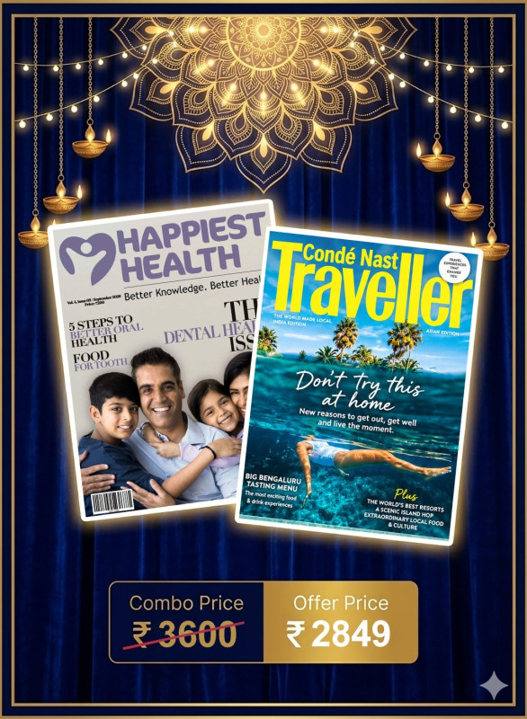 Happiest Health + Conde Nast Traveller Magazine Combo