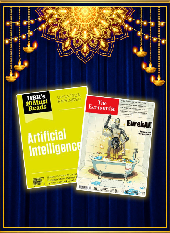 The Economist + HBR's 10 Must Reads on Artificial Intelligence, Updated and Expanded combo