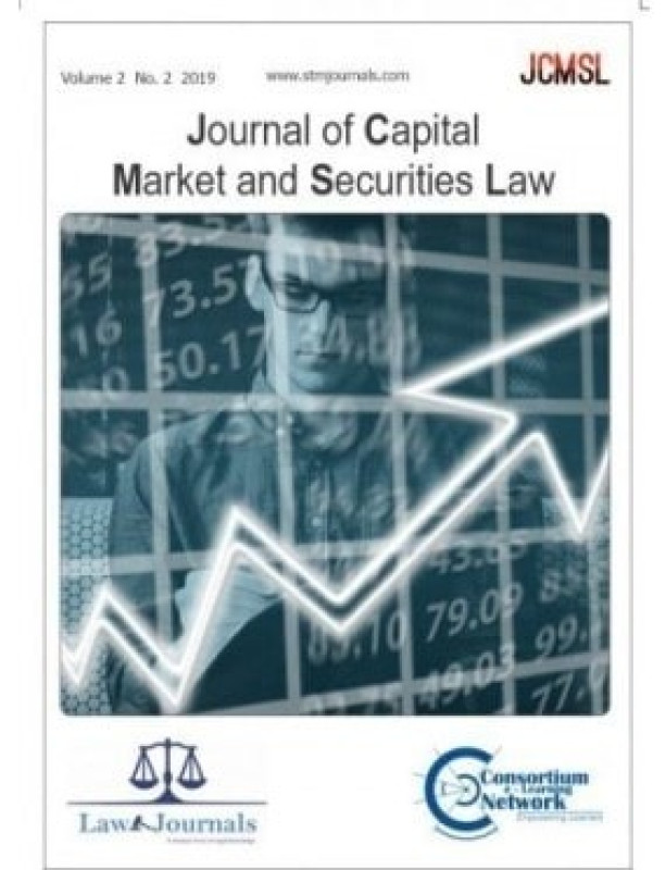 Journal Of Capital Market And Securities Law