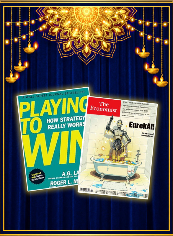 The Economist + Playing to Win, Expanded with Bonus HBR Articles combo
