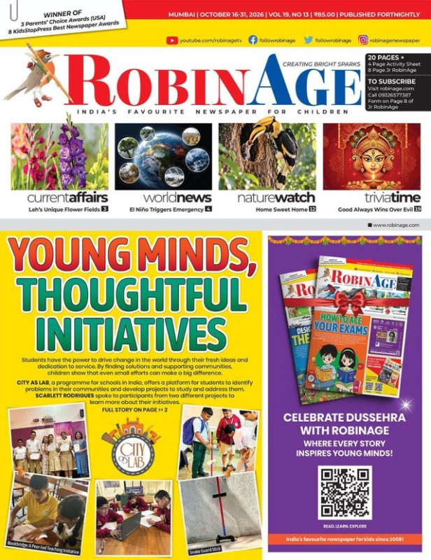 RobinAge India's Favourite Newspaper for Children