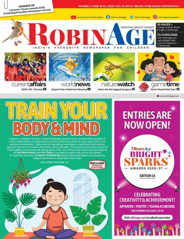 RobinAge India's Favourite Newspaper for Children