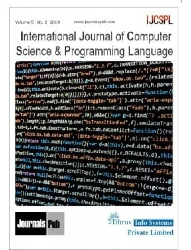 International Journal of Computer Science and Programming Language
