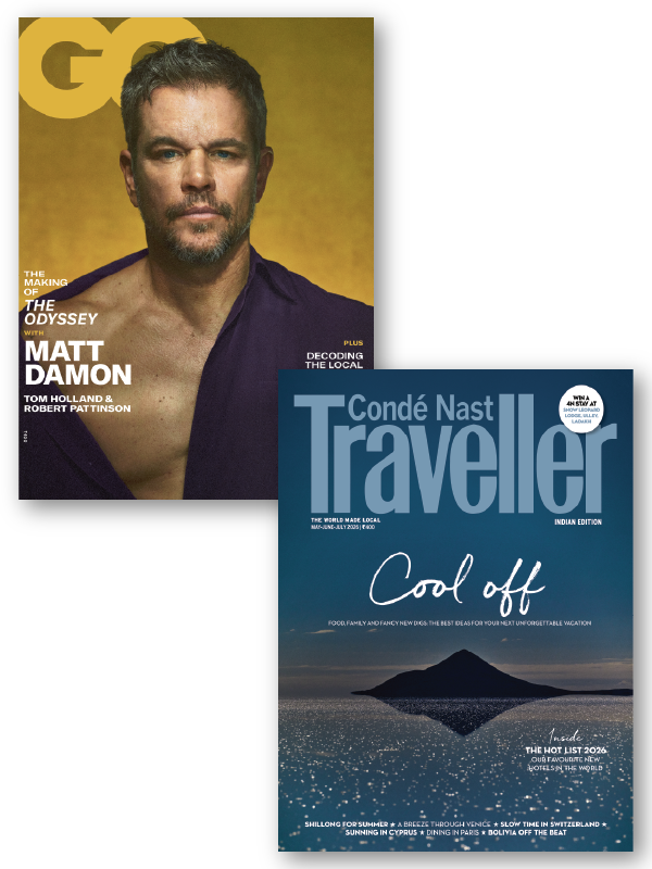 GQ + Conde Nast Traveller Magazines Combo