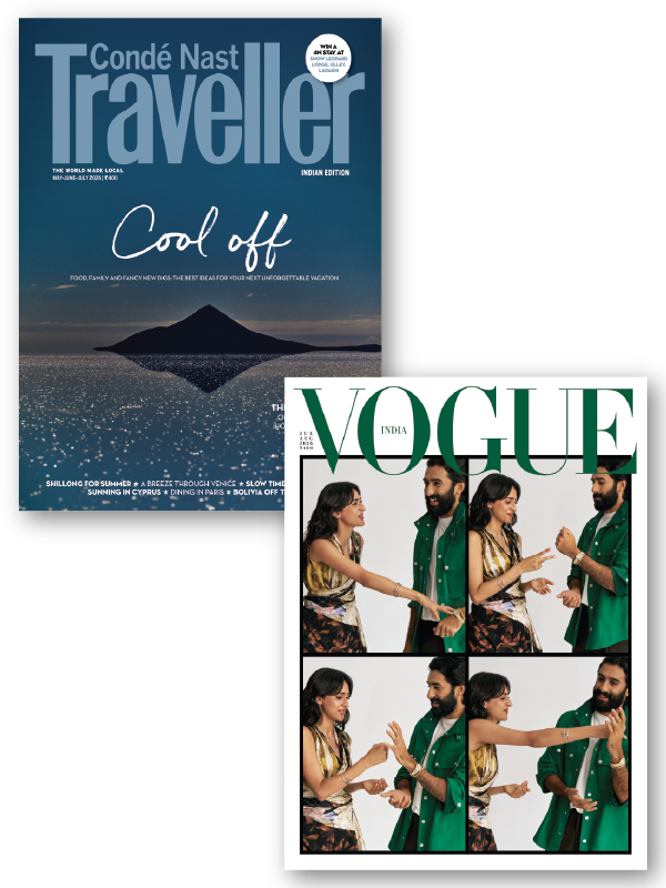 Vogue + Conde Nast Traveller Magazines Combo
