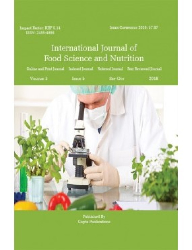 International Journal of Food Science and Nutrition