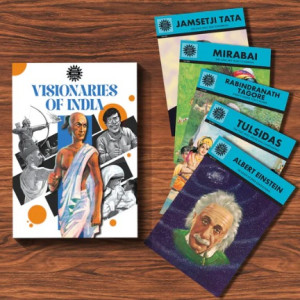 Visionaries Pack of 25 | Indian Mythology, History & Folktales | Cultural Stories for Kids & Adults | Illustrated Children's Comic Books | Amar Chitra Katha