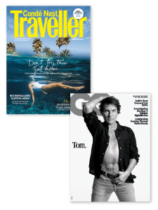 GQ + Conde Nast Traveller Magazines Combo