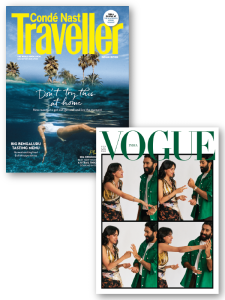 Vogue + Conde Nast Traveller Magazines Combo