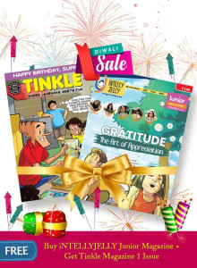 Buy iNTELLYJELLY Junior Magazine + Get Tinkle Magazine Single Issue Free