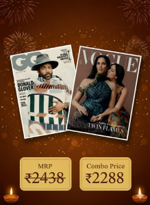 GQ Magazine UK Edition & Vogue Indian Magazine combo