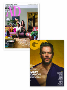 GQ + Architectural Digest Magazine Combo