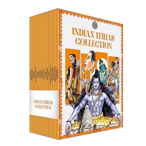 Epics & Mythology Pack of 25 | Indian Mythology, History & Folktales | Cultural Stories for Kids & Adults | Illustrated Comic Books | Amar Chitra Katha