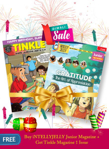 Buy iNTELLYJELLY Junior Magazine + Get Tinkle Magazine Single Issue Free