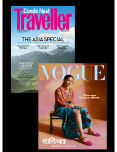 Vogue + Conde Nast Traveller Magazines Combo