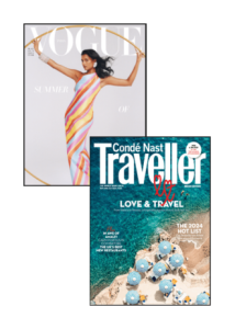 Vogue + Conde Nast Traveller Magazines Combo