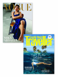 Vogue + Conde Nast Traveller Magazines Combo