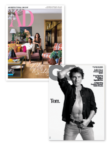 GQ + Architectural Digest Magazine Combo
